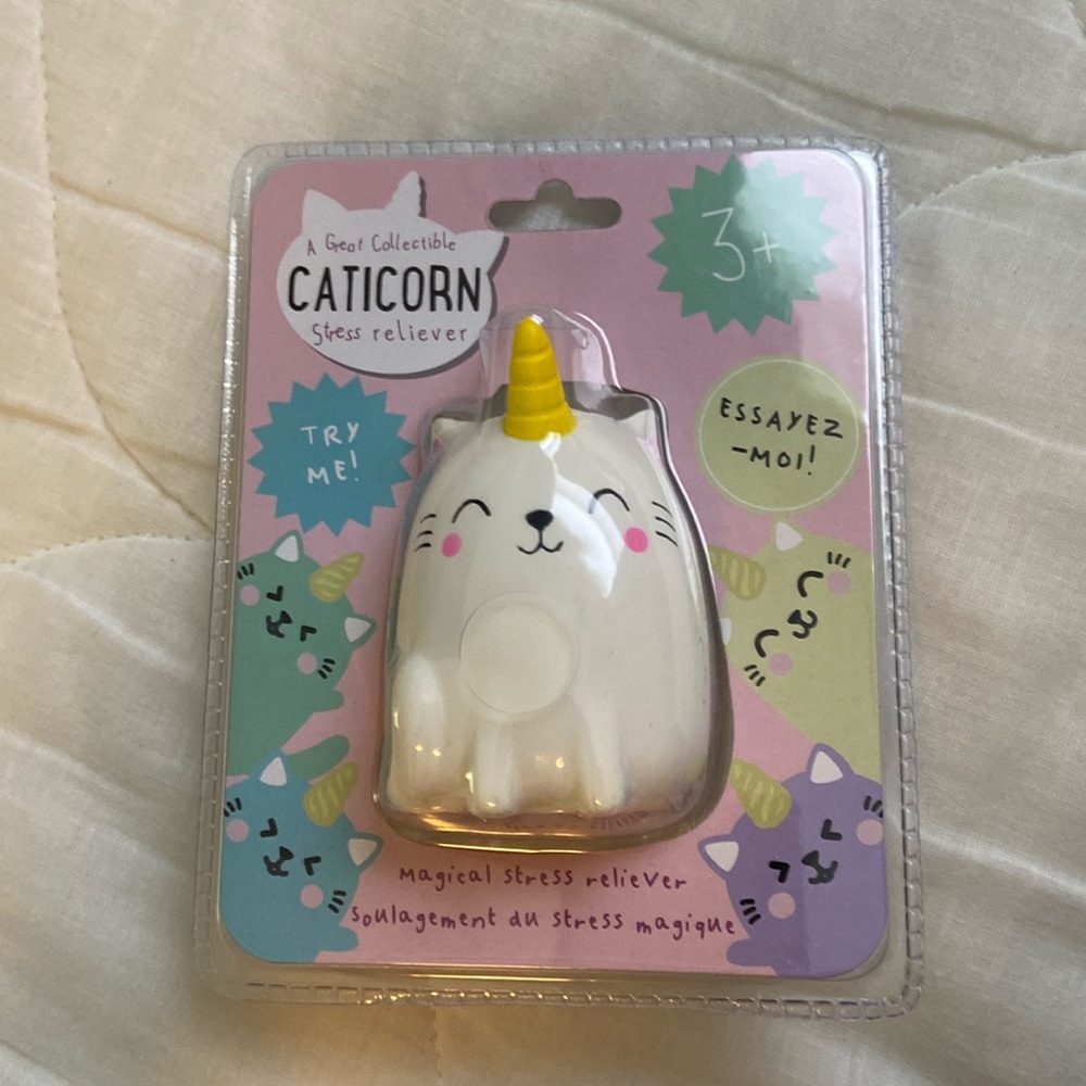 Caticorn stress reliever toy NWT